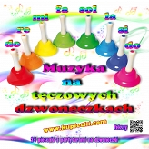 KPL 001 Muzyka na tęczowych dzwoneczkach - Płyta CD, 24 podwójne karty pracy, dzwonki diatoniczne.
